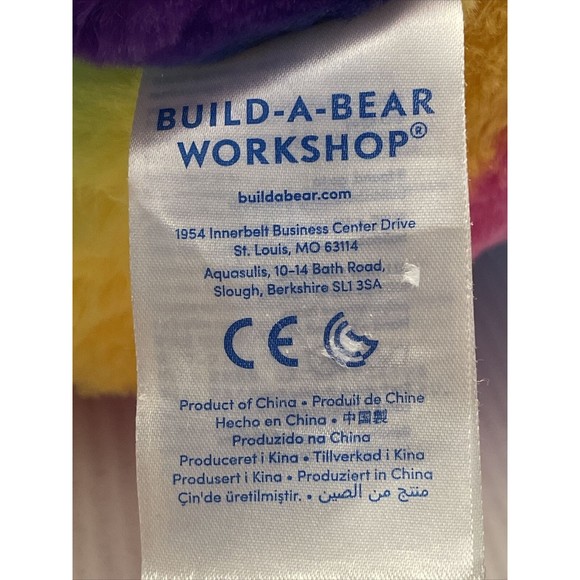 Build a Bear Color Craze Lion Rainbow Collection BAB 2016 With Heartbeat Insert - Picture 2 of 6